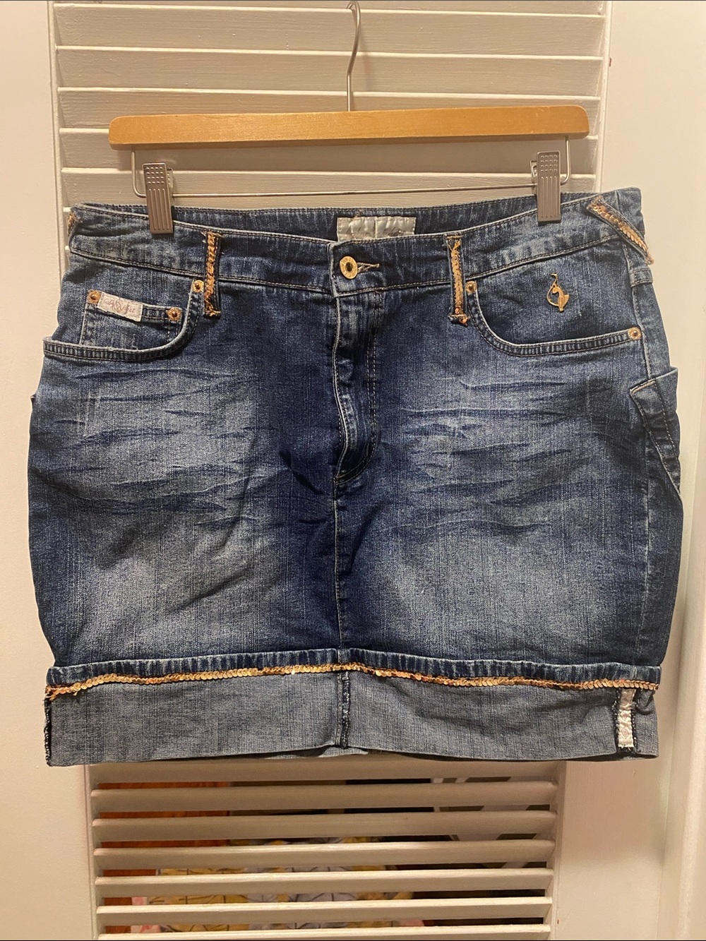 Baby Phat Denim Mini Skirt